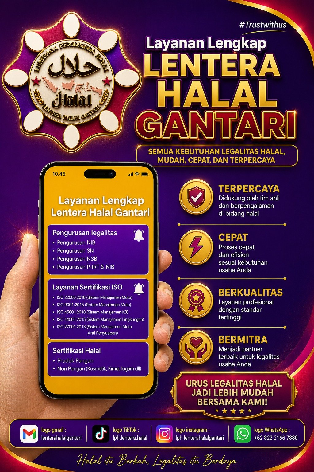 Layanan Lengkap Lentera Halal Gantari