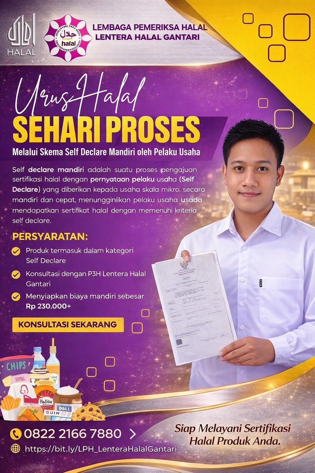 Urus Halal Sehari Proses